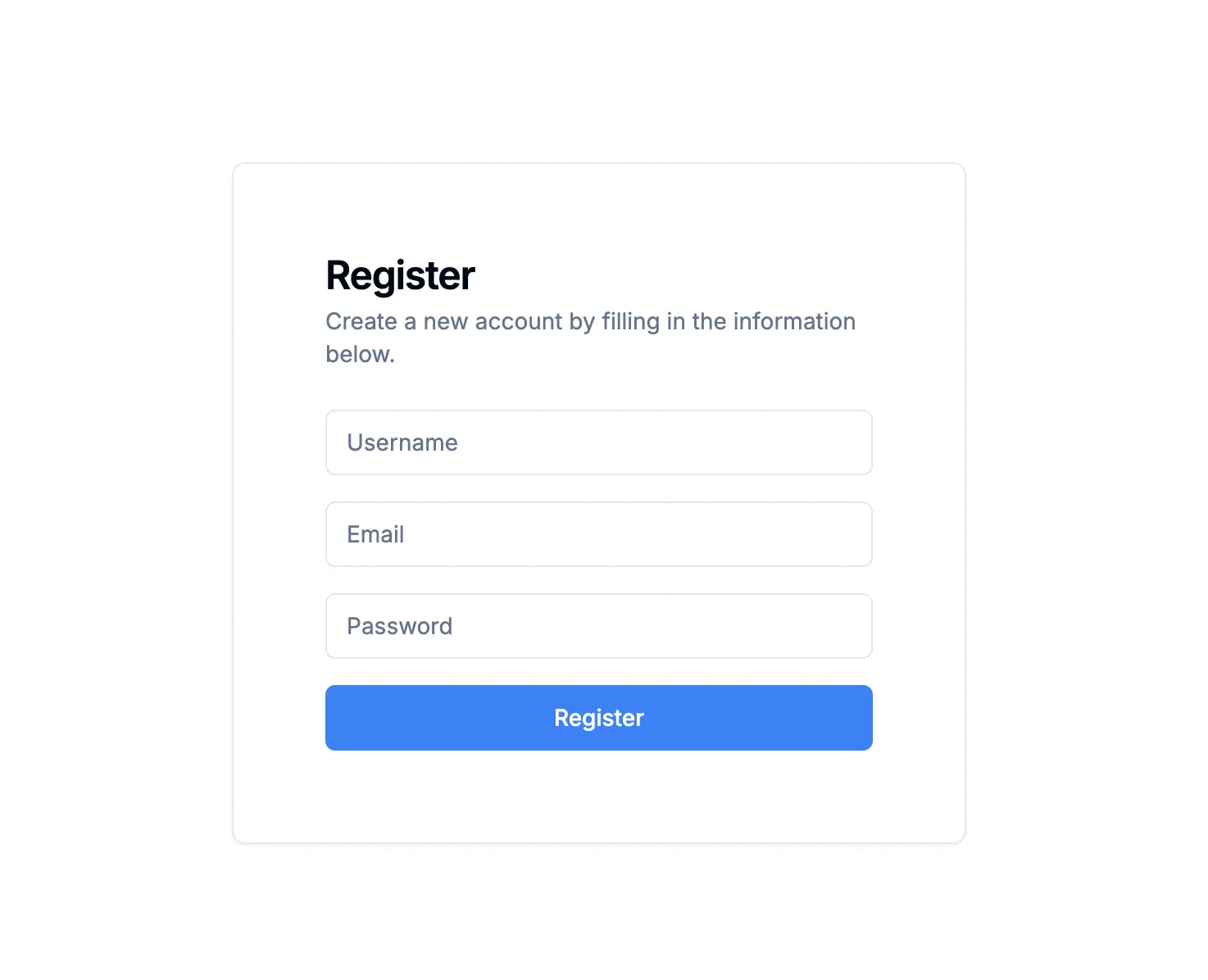 register page