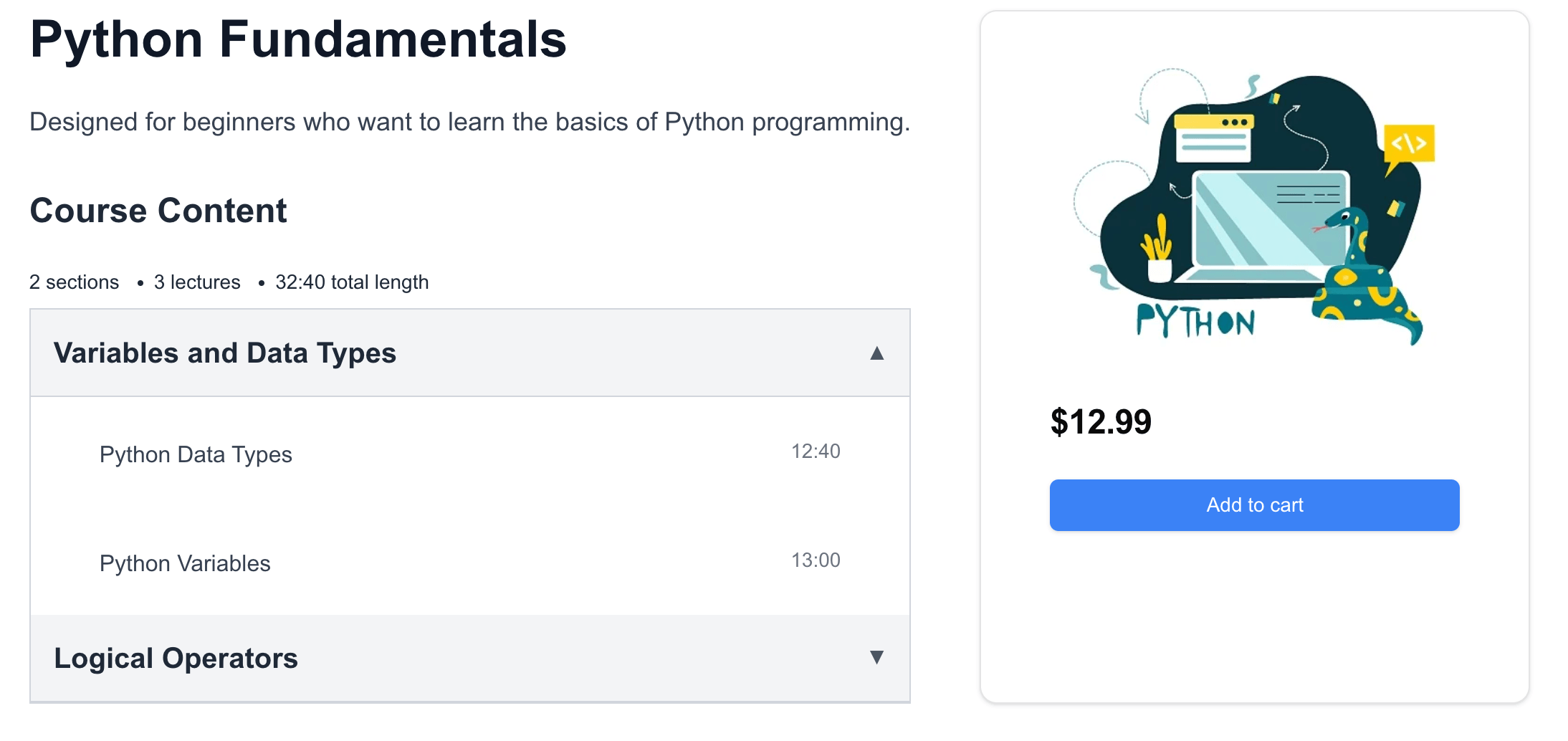 sidebar component